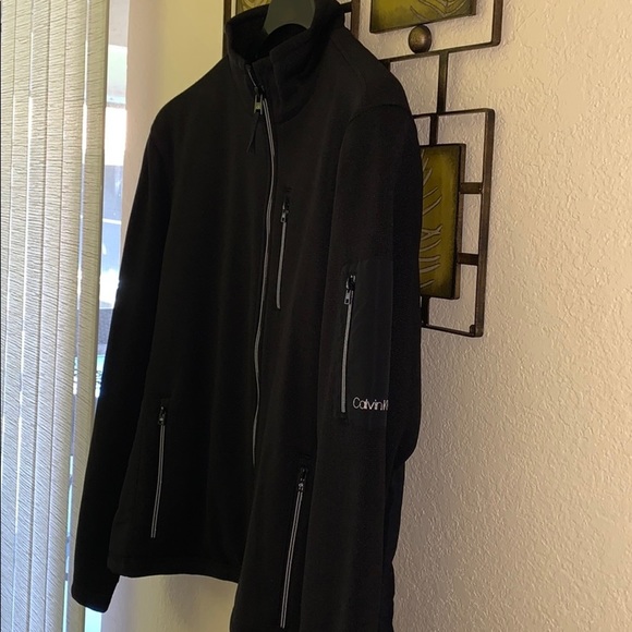 Calvin Klein Sweater Fleece Jacket Size L - Picture 5 of 11